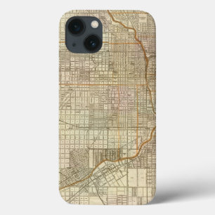 Blanchard's guide map of Chicago iPhone 13 Case