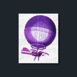 Blanchards Hydrogen (Purple) Hot Air Balloon 3 Canvas Print<br><div class="desc">Transportation & Travel</div>