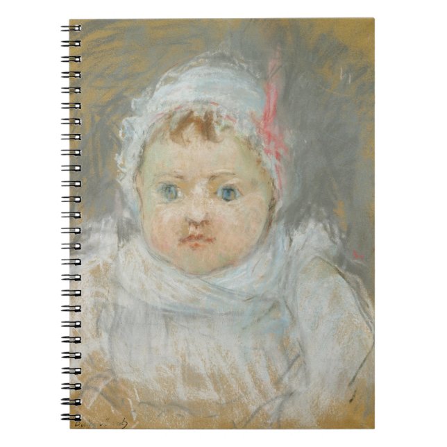 Blanche Pontillon as a Baby, 1872 (pastel on paper Notebook (Front)