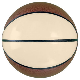 Blanched almond (solid colour) basketball