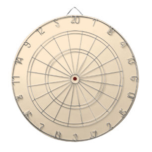 Blanched almond (solid colour) dartboard