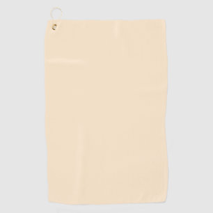 Blanched almond  (solid colour)  golf towel
