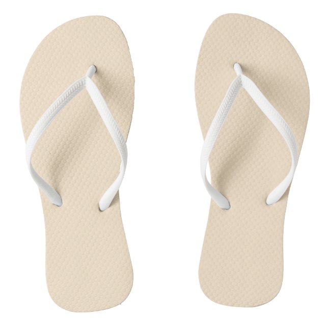 Blanched almond  (solid colour)  jandals (Footbed)