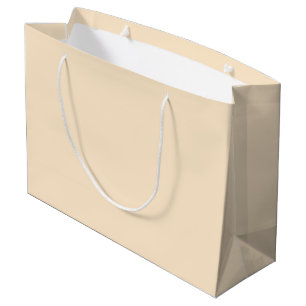 Blanched almond  (solid colour)  large gift bag