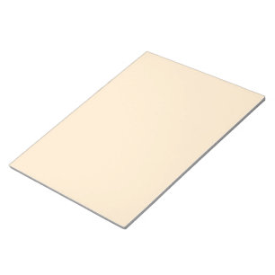 Blanched almond (solid colour) notepad