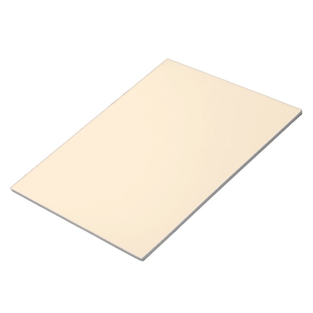 Blanched almond  (solid colour)  notepad (Angled)