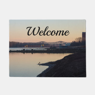 Blanchette And Missouri River Welcome Doormat