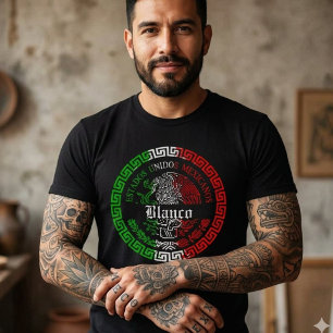 Blanco Last name mexico shirts with name