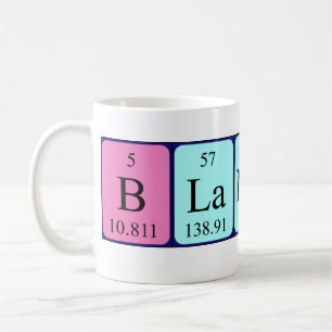 Blandine periodic table name mug