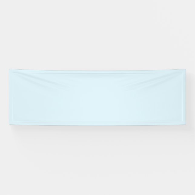 Blank 2.5' x 8' Banner with Watercolor Background (Horizontal)