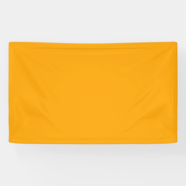 Blank 3' x 5' Banner with Orange Colour Background (Horizontal)