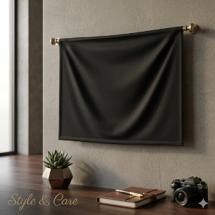 Blank 4'x6' Banner with Black Colour Background