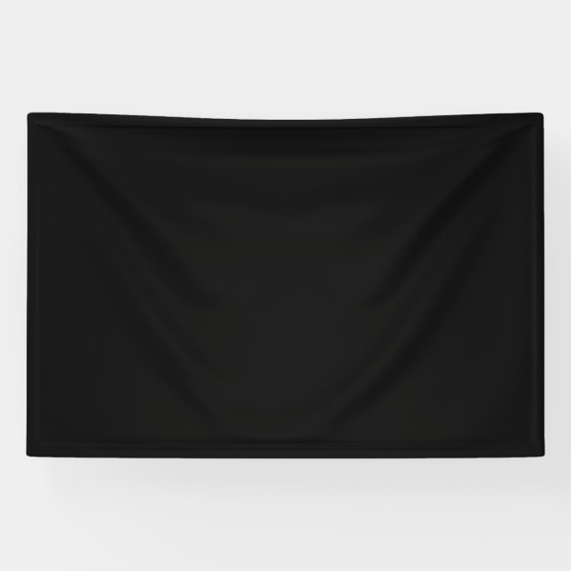 Blank 4'x6' Banner with Black Colour Background (Horizontal)