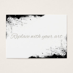 Blank ACEO Artist Trading Card Vintage Corners Bla