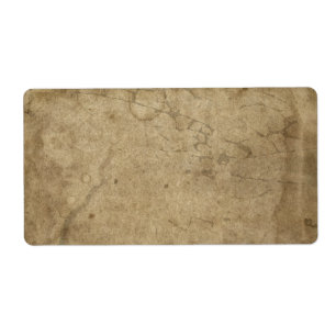 Blank Aged Distressed Paper, Dark Rustic Antique