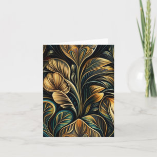 Blank art nouveau 14 greeting card