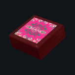 Blank baby vivid pink floral purple shade monogram gift box<br><div class="desc">Beautiful amazing Blank Vivid pink floral purple shade monogram design pattern Discover the enchanting world of the "Beautiful Amazing Blank" collection featuring a vivid pink floral purple shade monogram design pattern. In this captivating arrangement, the word "Blank" commands attention, making a bold statement on various Achempong Zazzle online gift products....</div>