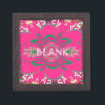 Blank baby vivid pink floral purple shade monogram jewellery box<br><div class="desc">Beautiful amazing Blank Vivid pink floral purple shade monogram design pattern Discover the enchanting world of the "Beautiful Amazing Blank" collection featuring a vivid pink floral purple shade monogram design pattern. In this captivating arrangement, the word "Blank" commands attention, making a bold statement on various Achempong Zazzle online gift products....</div>