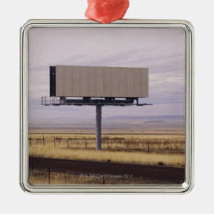 Blank Billboard Metal Tree Decoration