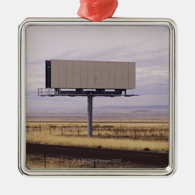 Blank Billboard Metal Tree Decoration (Front)