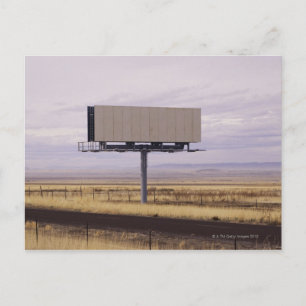 Blank Billboard Postcard
