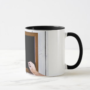 Blank blackboard, add your text mug