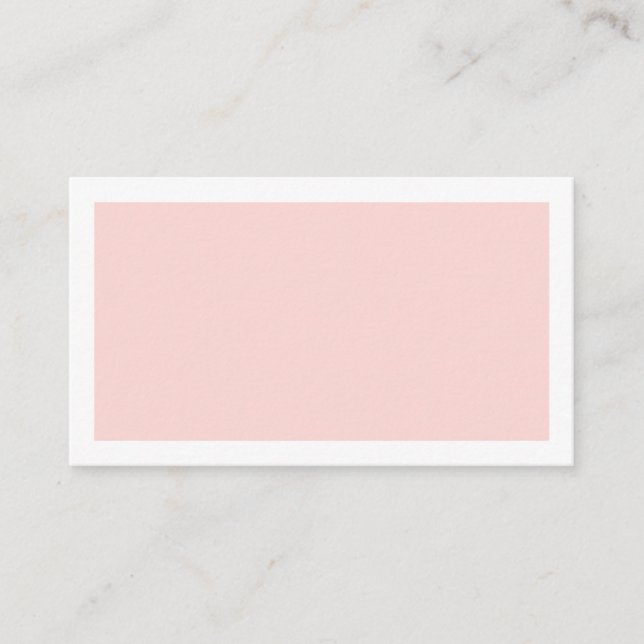 Blank Blush Pink Wedding Advice and Wishes Card (Front)