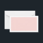 Blank Blush Pink Wedding Advice and Wishes Card<br><div class="desc">Blank Blush and White Wedding Wedding Advice and Wishes Card
featuring white rectangle border on blush pink background.
Also perfect as wedding place cards,  business cards and more.

Click on the customise it button to personalise the design by choosing background colour you like.</div>