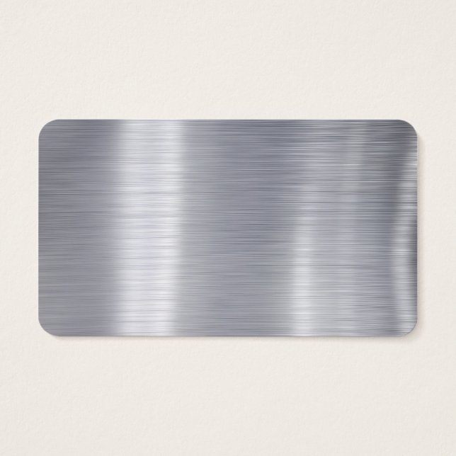 Blank Brushed Aluminium "Faux Aluminium" (Back)
