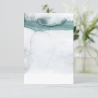 Blank budget Aqua green watercolor wedding