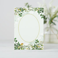 Blank budget Eucalyptus in green and gold wedding