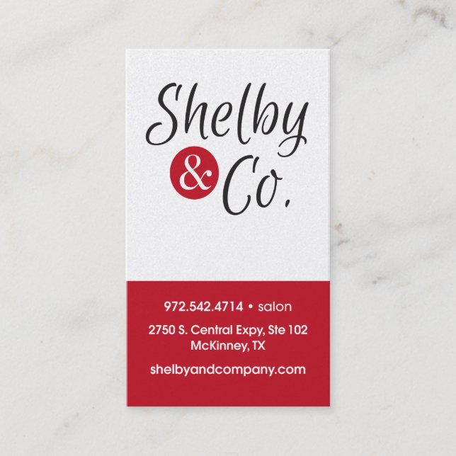 Blank Business Card (Front)