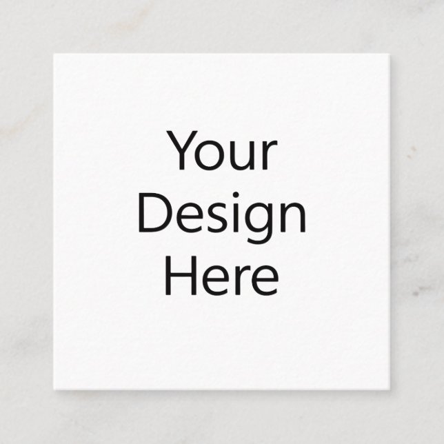 Blank Business Card 2.5"x2.5" (Front)