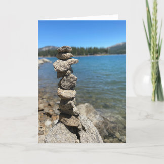 Blank Cairn  Thank You Card