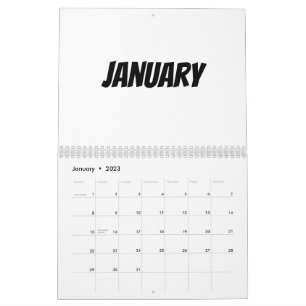 Blank Calendar 2023 - Custom With Holidays