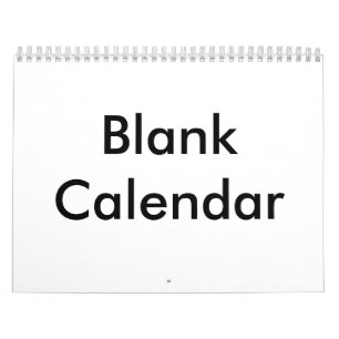 Blank Calendar 2026