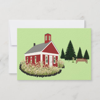 Blank Card - Canadian Flag Version School