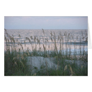 Blank Card - Evening Seaside