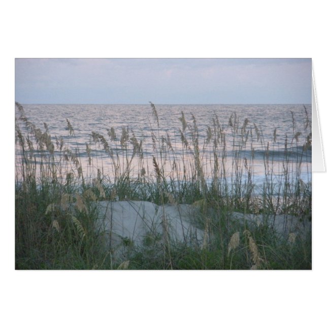 Blank Card - Evening Seaside (Front Horizontal)