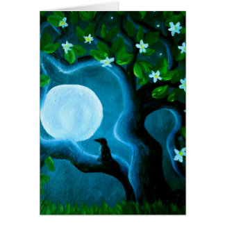 blank card, moon and tree, visual lifesavers art