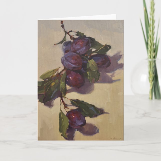 Blank Card, "Ripening" Painting by Sarah Sedwick Card (Front)