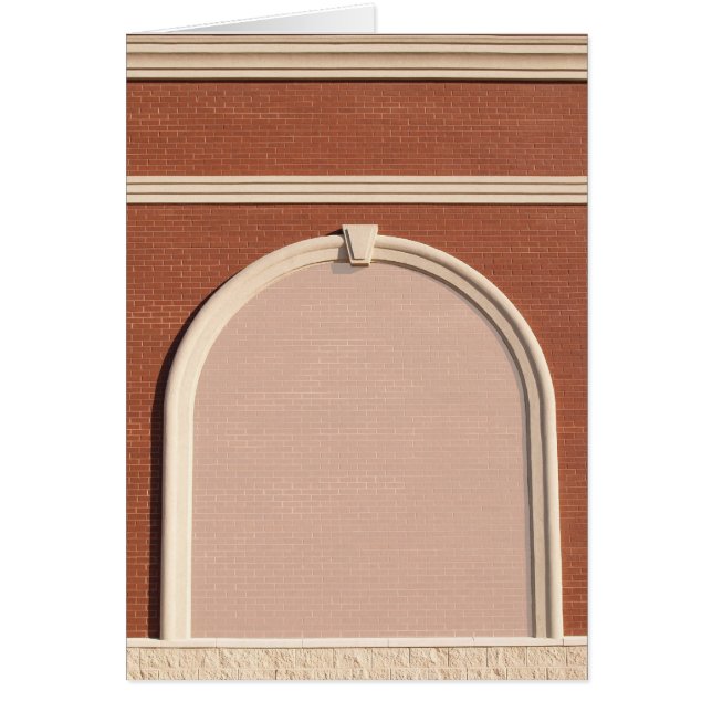 Blank Card with Architectural Border (Front)