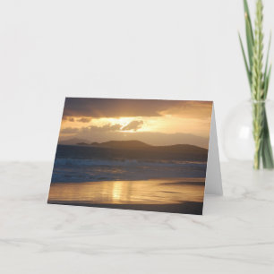 Blank Card -Zoni Beach Sunrise