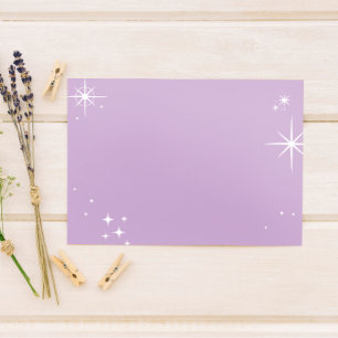 Blank Celestial Starlight Affirmation/Quote  Thank You Card