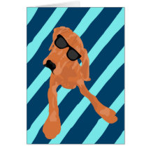 Blank Cool Redbone Coonhound