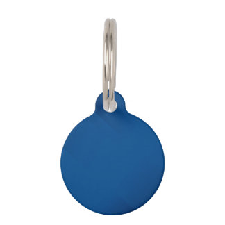 BLANK CREATE YOUR OWN BLUE PET ID TAG