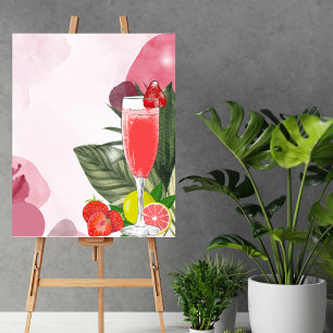 Blank Create Your Own Bubbly Brunch Mimosa Poster