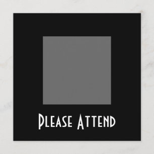 BLANK - CREATE YOUR OWN CUSTOM INVITATION