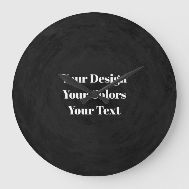 Blank - Create Your Own Custom Large Clock (Front)