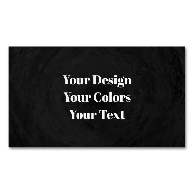 Blank - Create Your Own Custom Magnetic Business Card (Front)